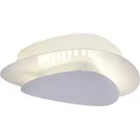 Näve LED Wandlampe Deckenlampe Liso 26cm Weiß 19W 900lm Warmweiß 3000K