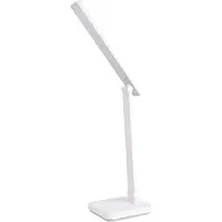 Näve Lampe de table LED, intensité lumineuse variable, USB, blanc, CCT, H 38 cm