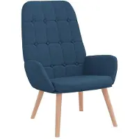 vidaXL Fauteuil relax bleu Tissu