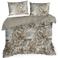 Eurofirany Literie satin SPRING 46 160X200+ 2x taies d'oreiller 70x80 cm