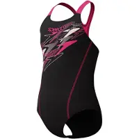 Speedo Medley Logo Medalist Swimsuit Noir 15-16 Years Fille
