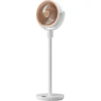 Switchbot Ventilateur sur pied avec circulation d'air et éclairage RGB, couleur : blanc
