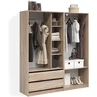 Livinity Armoire à vêtements Trento Sonoma Lot de 2, Model 58977