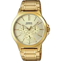 Casio Mtpv300g9audf 47mm 3atm Quartz Analogical Watch Doré Homme