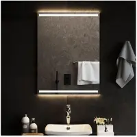 vidaXL Miroir de salle de bain LED 60x80 cm