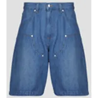 Edwin Short Double Knee Worker Short hommes - Bleu - US 32