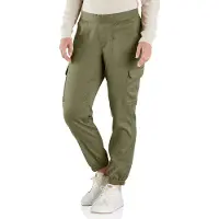 Carhartt Relaxed Fit Will Pants Vert L / TALL Femme