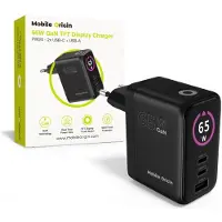 Mobile Origin Chargeur d'écran 65 W GaN Pw20 - 2 ports USB-C + 1 port USB-A