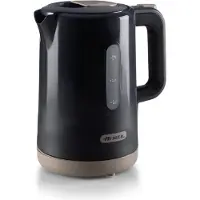 Ariete 00C284600AR0 Bouilloire 1,7 L Petit-déjeuner Gris foncé Capacité du réservoir d'eau 1,7 L Puissance 2200 W Matériau du corps Plastique Indicateur de niveau d'eau Sans fil Gris