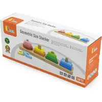 Vigatoys Viga Toys - VIGA Puzzle en bois avec éléments géométriques