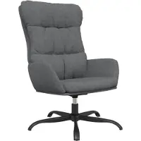 vidaXL Fauteuil relax gris clair Tissu