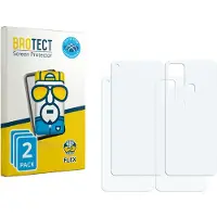 BROTECT Full-Cover Protection (2 pcs, Samsung Galaxy A21s), Téléphone portable : film de protection, Transparent