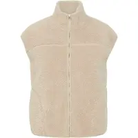 Pieces Sadia Vest Beige L Femme