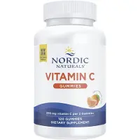 Nordic Naturals , Gommes Vitamine C, Saveur Tangerine Délicieuse, 250 mg, 120 Gommes (125 mg par Gomme)