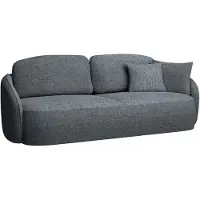 Selsey Savoy - Canapé 3 places avec fonction sommeil et coffre de lit, gris foncé