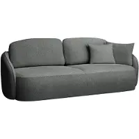 Selsey Savoy - Canapé 3 places avec fonction sommeil et housse chenille, gris foncé