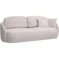 Selsey Savoy - Canapé 3 places avec fonction sommeil et coffre de lit, beige clair