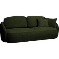 Selsey Savoy - Canapé 3 places avec fonction sommeil et coffre de lit, vert olive