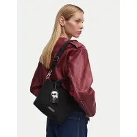 Karl Lagerfeld Sacs à main 'IKON' gris / noir / blanc
