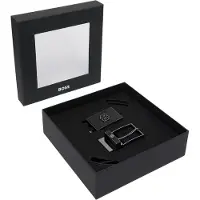 BOSS Ceinture réversible en cuir italien avec boucles interchangeables