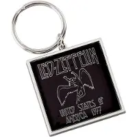 Led Zeppelin 1977 USA Tour Schlüsselanhänger, Multicolore