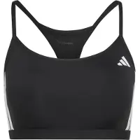Adidas Optime Essentials 3 Stripes Low Impact Sports Bra Noir M Femme