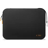 TechProtection HARTPUCHE LAPTOP 15-16 SCHWARZ/ORANGE (16", Universel), Sac pour notebook, Orange, Noir