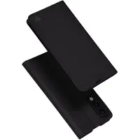 Techsuit - Magskin Book - Samsung Galaxy S25 Edge - Black (Samsung Galaxy S25 Edge), Coque pour téléphone portable, Noir