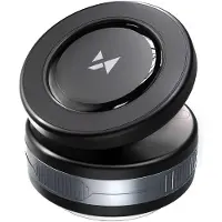 Wozinsky WUSQ-01 Autohalterung mit Qi-Ladegerät, kompatibel mit MagSafe, Schwarz, Support pour smartphone, Noir