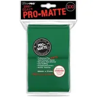 Ultra pro - Standard Deck Protector PRO-Matte Green '100 Sleeves' : Trading Card , ML