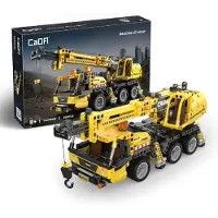 Cada Crane Truck Construction Game 658 Pieces Jaune Enfants