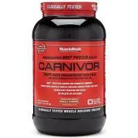 Musclemeds , Carnivor, Isolat de Protéine de Bœuf Bio-ingéniérée, Chocolat, 2 lb (949,2 g)
