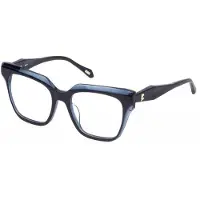 Just cavalli Lunettes de Vue VJC121 53/18/140 Top blu/azzurro trasparente lucido Acetato WOMAN VJC121