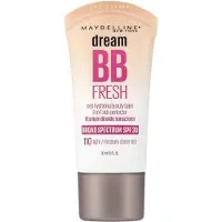 Maybelline Crème BB hydratante Dream Fresh Skin , 8-en-1, SPF 30, teint léger, sans huile