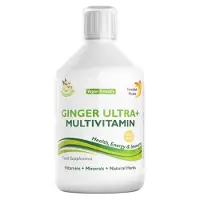 Swedish Nutra Ginger Ultra + Multivitamin - à l'extrait de gingembre - soutient le système immunitaire - plus d'énergie - 500 ml