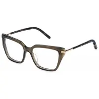 Furla Lunettes de vue - - VFU999 - Marrone trasparente lucido - Acétate - Taille 53/17/140