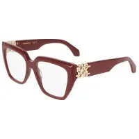 Ferragamo Lunettes de Vue - - SF3041E - Burgundy - Acétate Renew - Femme