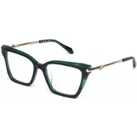 Just cavalli Lunettes de Vue VJC123 53/17/140 Blu/verde trasparente lucido Acetato WOMAN VJC123