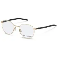 Porsche Design Lunettes de Vue - - P8756 - Métal rond - Doré/noir - 53/19/145