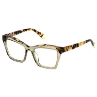 Furla Lunettes de Vue - - VFU767V - Acétate - Vert transparent brillant - Femme