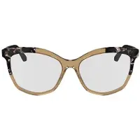 Karl Lagerfeld Lunettes de Vue - - KL6154 - Acétate - Marron marbré - Taille 55/16/140