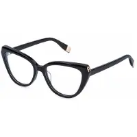 Furla Lunettes de vue - - VFU989 - Acétate - Noir (Nero lucido) - 54/17/140