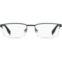 HUGO Lunettes de vue - - HG 0324 - Monture métal - Bleu mat wood - Homme