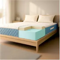 11.11 SRLS Matelas double 180 X 200 Waterfoam orthopédique | Hauteur 21 cm avec 2 cm de mousse losangée dans le tissu | Dispositif Médical Classe 1 | Ergonomique et respirant | Fabriqué en Italie