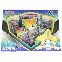 The Pokemon Company Boîte Pokémon Jirachi V, collection de cartes en allemand, pour le jeu de cartes Pokémon : Édition Écarlate et Violet