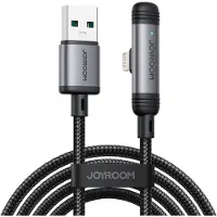 JOYROOM Câble S-A56 EnjoyX Series 90° USB-A - Lightning 3A 1,2 m - noir