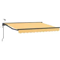 vidaXL Auvent électrique rétractable , couleur sable, 2,5 x 2 m