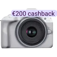 Canon Eos R50 + Rf-s 18-45 Mm Compact Camera Argenté One Size / EU Plug 220V
