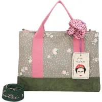 Fritzi aus Preußen sac à épaule sac à épaule bandoulière Fritzi x Frida Kahlo Tote Bag Limited Jungle Jungli vert