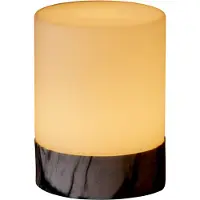 Northpoint Lampe de table rechargeable marbre blanc chaud